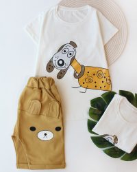 تیشرت شلوارک هاپوی گردن دراز