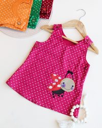 سارافون شورت کتان کفشدوزک