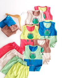 تاپ شلوارک قورباغه پادشاه