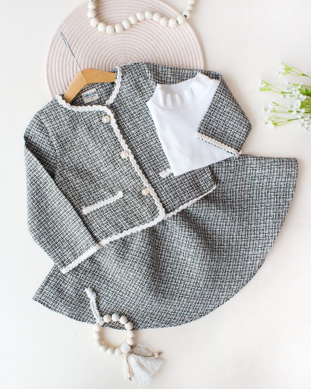 سه تیکه کت دامن تاپ پریا