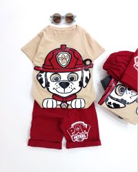 تیشرت شلوارک سگ آتش نشان