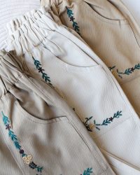 شلوار بگ کتان ترنج