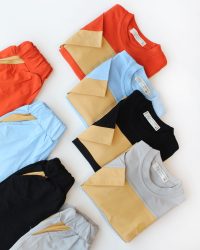 تیشرت شلوارک رینگی دو رنگ