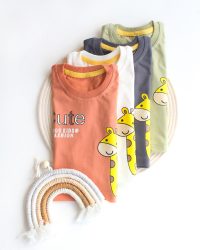 تیشرت شلوارک زرافه بامزه