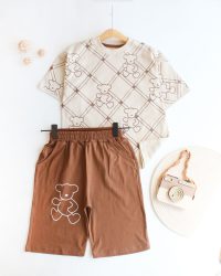 تیشرت شلوارک خرس عروسکی