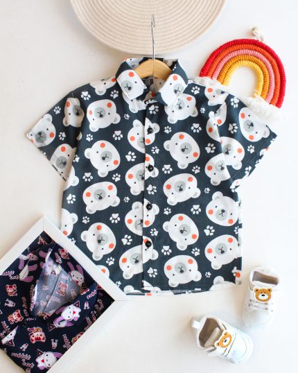 پیراهن بچگانه طرح هاوایی