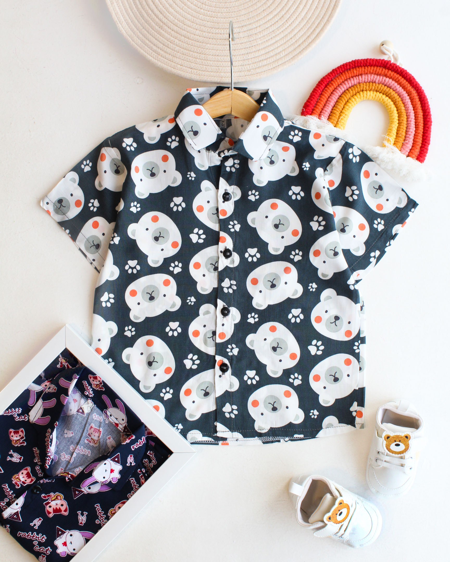 پیراهن بچگانه طرح هاوایی پیراهن بچگانه طرح هاوایی