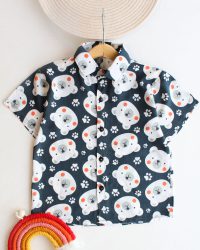 پیراهن بچگانه طرح هاوایی