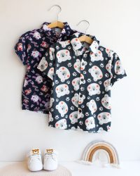 پیراهن بچگانه طرح هاوایی