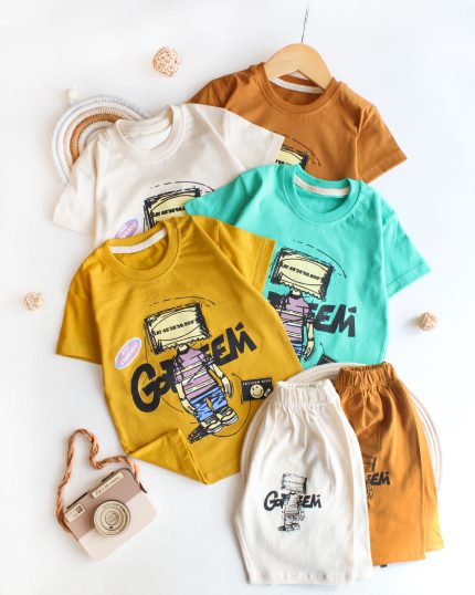 تیشرت شلوارک ماین کرافت