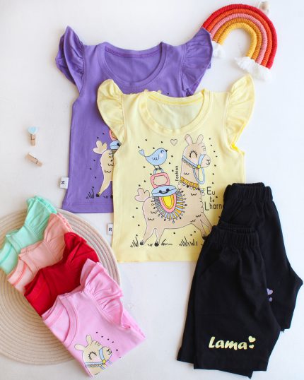 تاپ شلوارک لاما