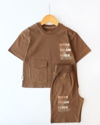 تیشرت شلوارک ورک هارد