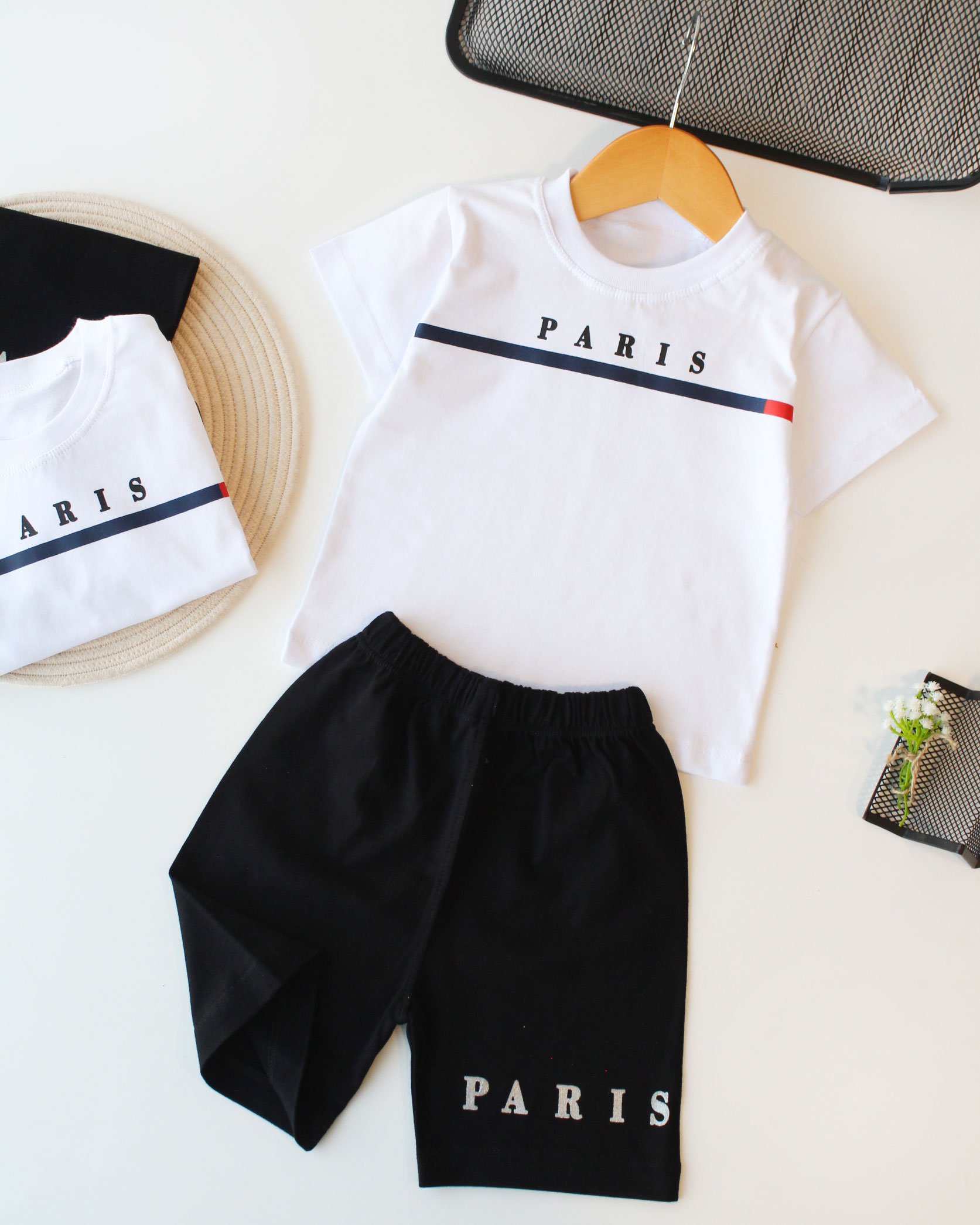 تیشرت شلوارک پاریس