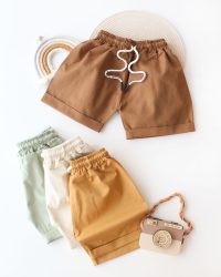 شلوارک کتان بیسیک