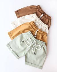 شلوارک کتان بیسیک