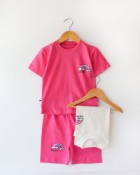 تیشرت شلوارک لش رنگین کمون