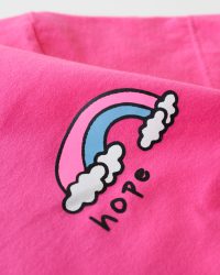 تیشرت شلوارک لش رنگین کمون