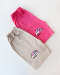 تیشرت شلوارک لش رنگین کمون