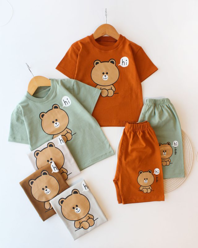 تیشرت شلوارک خرس مهربون