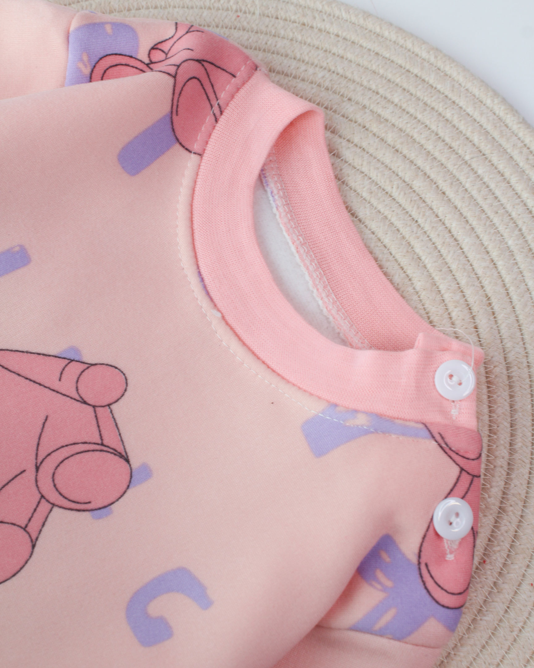 ست وارداتی خرس صورتی