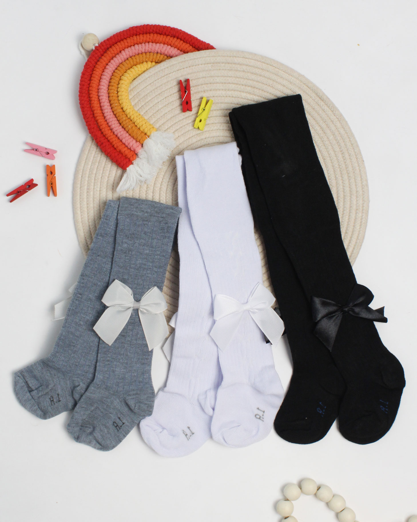 جوراب شلواری پاپیونی