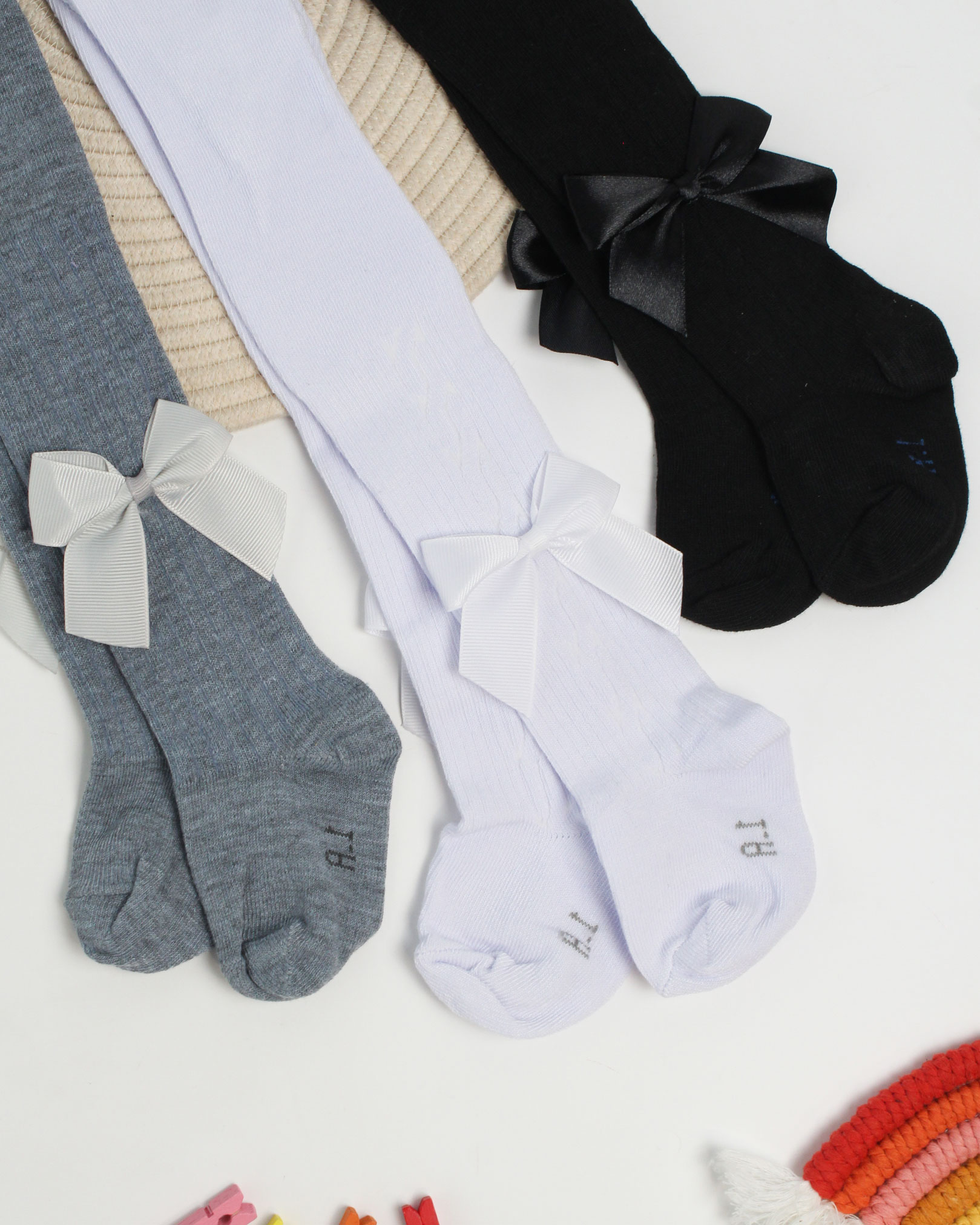 جوراب شلواری پاپیونی